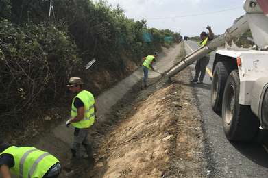 Carretera EX-203, Vías y Estructuras